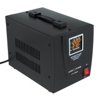 Стабілізатор напруги LogicPower LPT-1500RD BLACK (1050W) (LP4437)