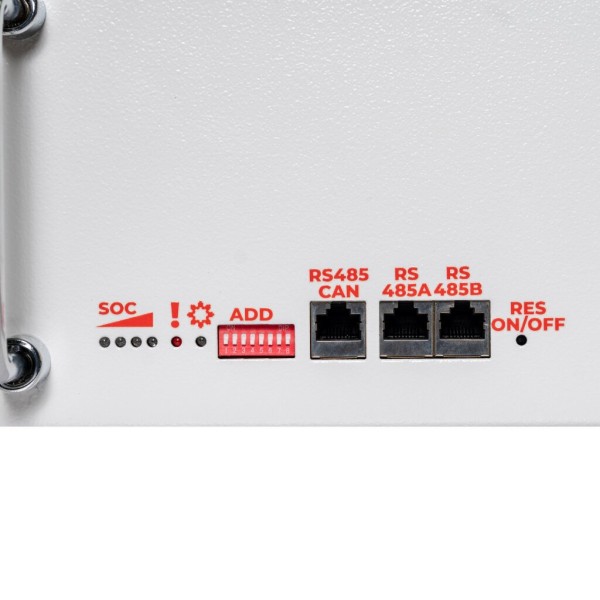 Аккумуляторная батарея LogicPower LP LiFePO4 51,2V - 100 Ah (5120Wh) (BMS SP 100A/50А) RM RS485/CAN LCD WH (LP37736)