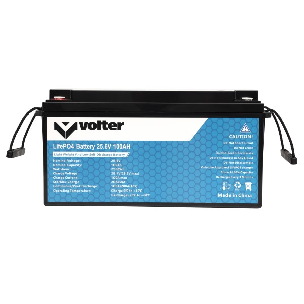 Акумуляторна батарея Volter Lifepo4 25.6V 100Ah