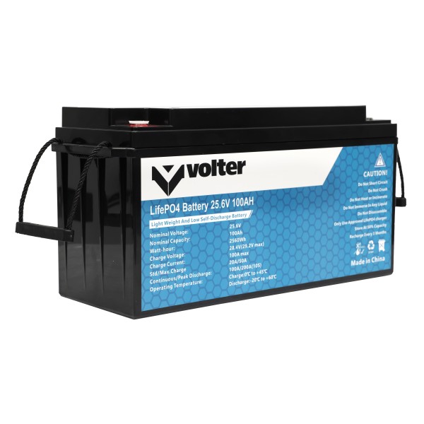 Акумуляторна батарея Volter Lifepo4 25.6V 100Ah