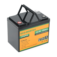 Аккумуляторная батарея ECO-WORTHY LiFePO4 12,8V 100Ah,(50/100A)