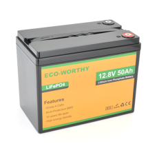 Аккумуляторная батарея ECO-WORTHY LiFePO4 12,8V 50Ah,(50/50A)