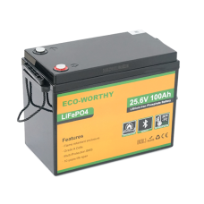 Аккумуляторная батарея ECO-WORTHY LiFePO4 25,6V 100Ah,(80/100A)