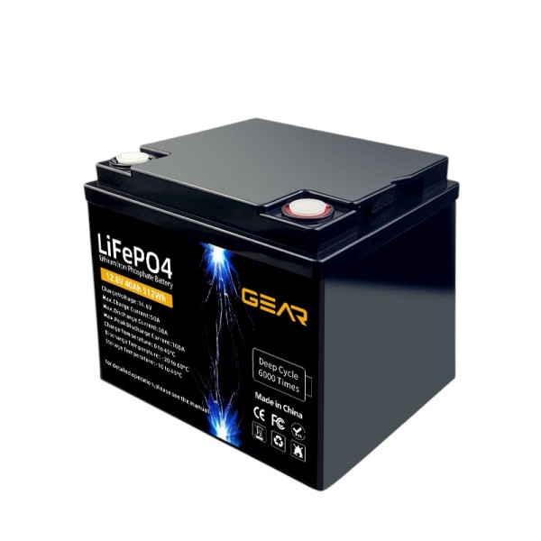Акумуляторна батарея GEAR LiFePo4 12.8V-40 Ah (512Wh)