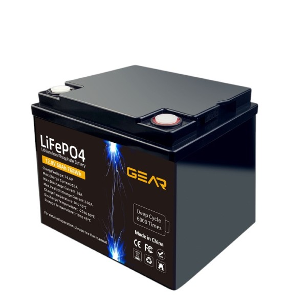 Акумуляторна батарея GEAR LiFePo4 12.8V-60 Ah (768Wh)