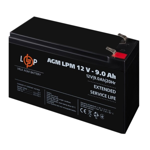 Аккумуляторная батарея LogicPower LPM 12 - 9.0 AH (LP3866)
