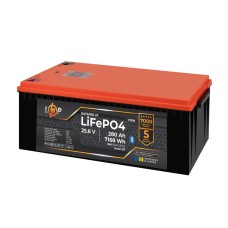 Аккумуляторная батарея LogicPower LP LiFePO4 25,6V - 280 Ah (7168Wh) (BMS 200A/200А) пластик Smart BT (LP37398)