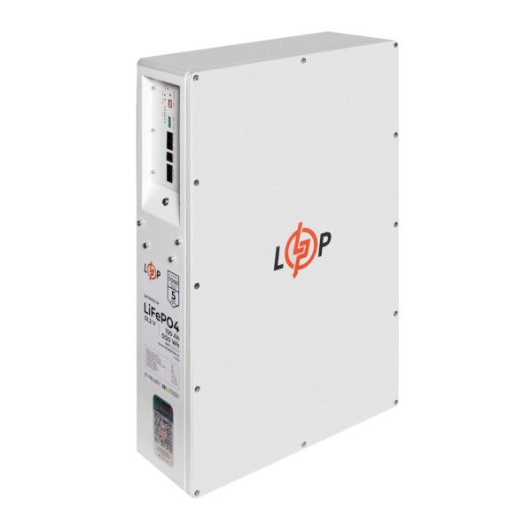 Акумуляторна батарея LogicPower LP LiFePO4 51,2V - 100 Ah (5120Wh) (BMS JK 100A/50А) W RS485/CAN WH (LP37542)