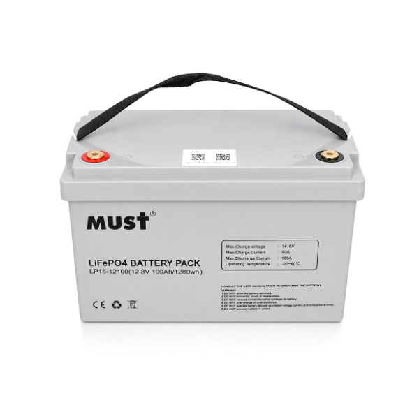 Аккумуляторная батарея Must LiFePO4 LP15-12100 12,8V 100Ah