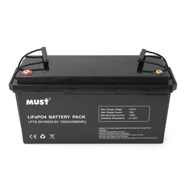 Аккумуляторная батарея Must LiFePO4 LP15-24100 25.6V 100Ah