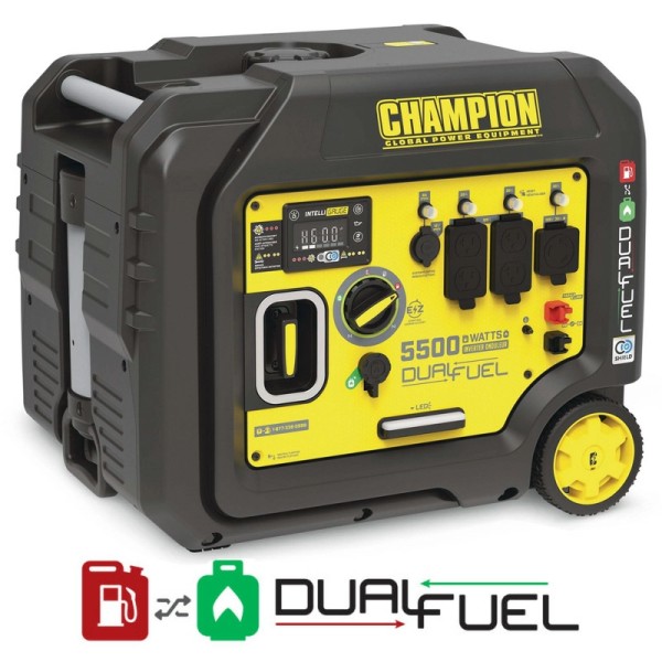 Генератор инверторный CHAMPION C5500iES DF (501003-UA)