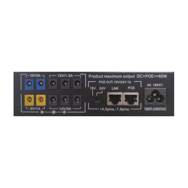 ИБП LogicPower LP-460Pro POE-60W-5/9/12/19V 17600m (LP36551)
