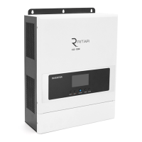 Гібридний інвертор RITAR XLS-1200, 1000W/1200VA, 12V
