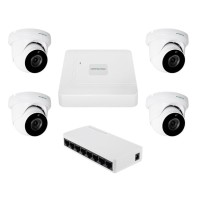 Комплект видеонаблюдения GreenVision GV-IP-K-W95/4 5MP