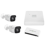 Комплект відеоспостереження GreenVision GV-IP-K-W60/02 5MP (Lite)