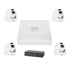 Комплект відеоспостереження GreenVision GV-IP-K-W70/04 3MP