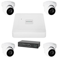 Комплект відеоспостереження GreenVision GV-IP-K-W74/04 5MP