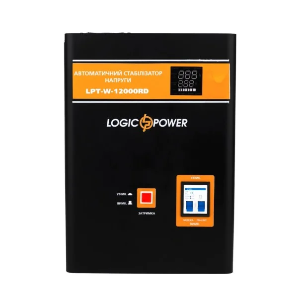 Стабилизатор напряжения LogicPower LPT-W-12000RD BLACK (8400W) (LP6613)