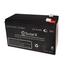 Акумуляторна батарея SolarX SXA 9-12 (12V 9Ah)