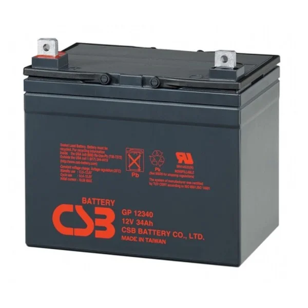 Аккумуляторная батарея CSB GP12340 12V 34Ah
