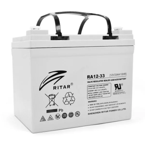 Акумуляторна батарея RITAR RA12-33 12V 33.0Ah