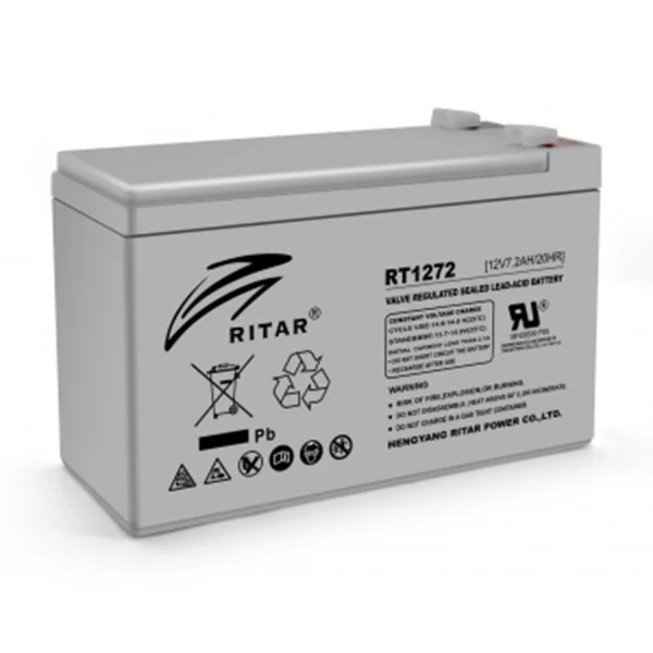 Акумуляторна батарея RITAR RT1272, 12V 7.2Ah