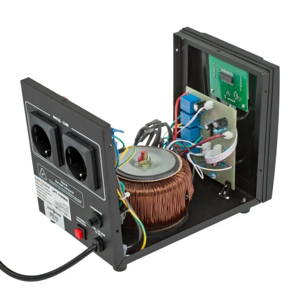 Стабілізатор напруги LogicPower LPT-1500RD BLACK (1050W) (LP4437)