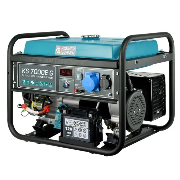 Генератор бензино-газовый Konner&Sohnen KS 7000E G