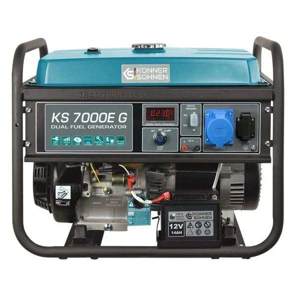 Генератор бензино-газовый Konner&Sohnen KS 7000E G