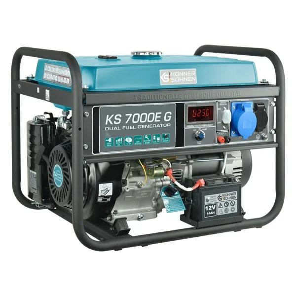 Генератор бензино-газовый Konner&Sohnen KS 7000E G