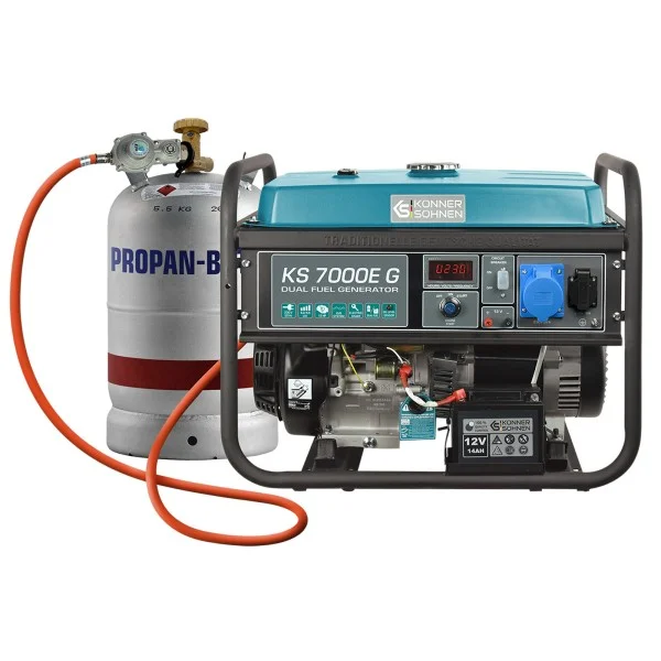 Генератор бензино-газовый Konner&Sohnen KS 7000E G