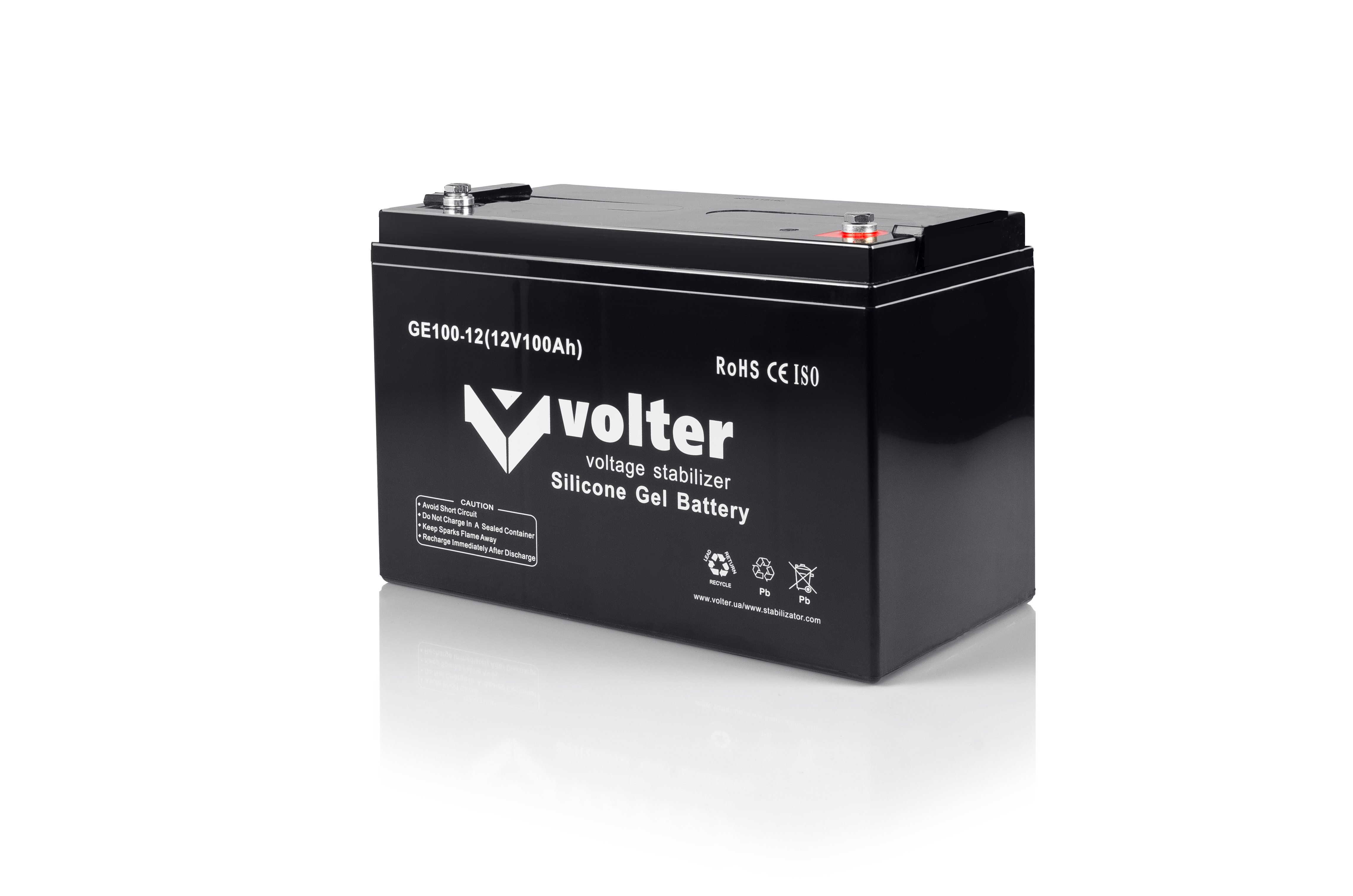 Аккумуляторная батарея Volter GE 12V-H 100Ah (усиленный)