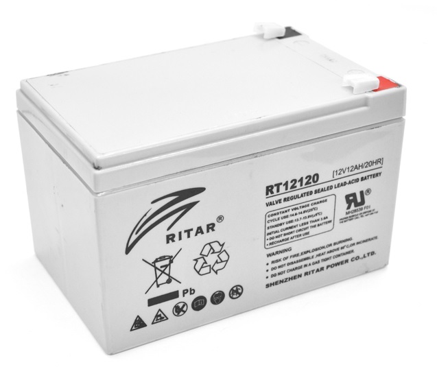 Аккумуляторная батарея RITAR RT12120, 12V 12.0Ah