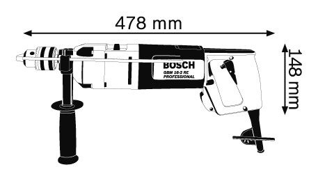 Электродрель Bosch GBM 16-2 RE 