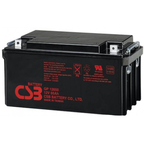 Аккумуляторная батарея CSB GP12650 12V 65Ah