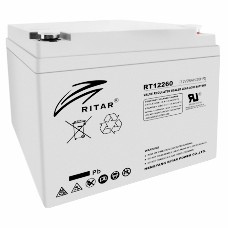  Аккумуляторная батарея RITAR RT12260 12V 26.0Ah