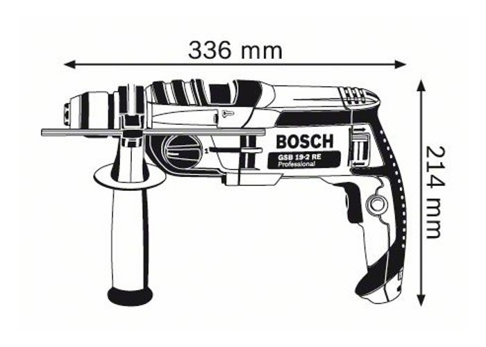 Электродрель ударная Bosch GSB 19-2 RE