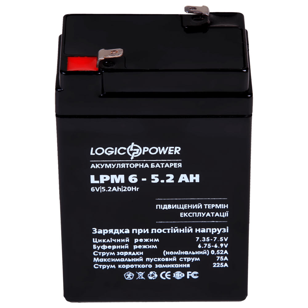  Аккумуляторная батарея LogicPower LPM 6-5.2