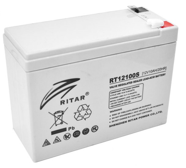 Аккумуляторная батарея RITAR RT12100S, 12V 10.0Ah
