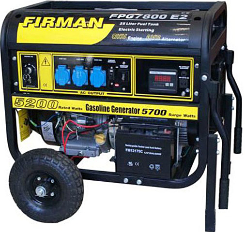 Генератор бензиновый FIRMAN FPG 7800 E2
