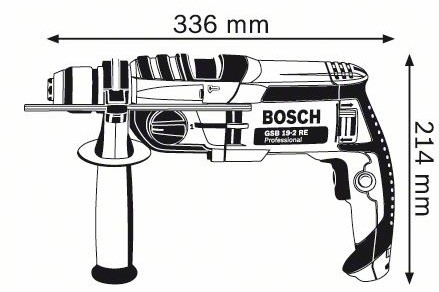 Электродрель ударная Bosch  GSB 19-2 RE SDS 