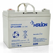 Аккумуляторная батарея MERLION AGM GP12330M6 12 V 33 Ah (06015)