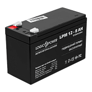 Акумуляторна батарея LogicPower LPM 12 - 8.0 AH