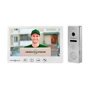 Комплект видеодомофона GreenVision GV-001-GV-057+GV-004